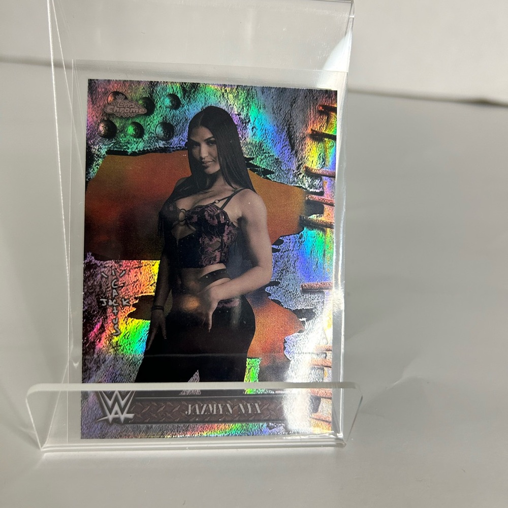 JAZMYN NYX 2025 Topps Chrome Cactus Jack WWE Silver Refractor #91